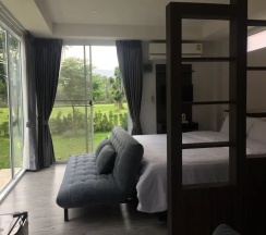 Коттедж с красивым видом из окна в Khaoyai Nature Resort