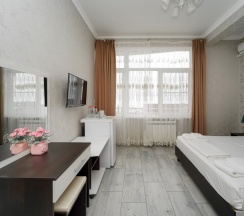 Двухместная комната с двуспальной кроватью в Чайка