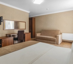 Двухместная студия (Корпус 1) двуспальная кровать в Кубань