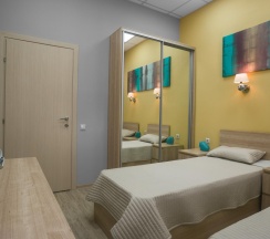 Номер стандарт с 2 односпальными кроватями в Valeri hotel