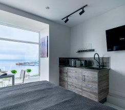 Комната люкс (Вид на море) Panorama Suite by Vvo в Sea view apartments
