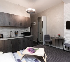 Апартаменты студия в MOKO Apartments на улице Народного ополчения