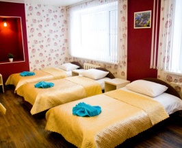 Семейный номер с общей ванной комнатой (для 5 взрослых) в Альянс