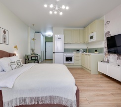1-комнатные апартаменты студия Грин в Dream Apartmens