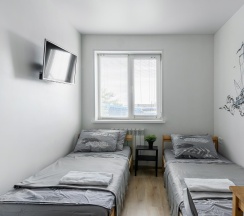 Апартаменты студия с 2 односпальными кроватями в Prim Rooms Apartments (Прим Румс Апартменс)