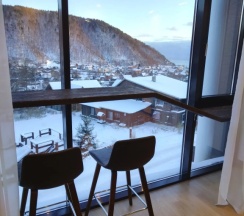 Студия Superior с красивым видом из окна в Baikal Hill Residence