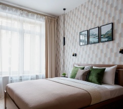 Апартаменты с балконом и с красивым видом из окна в Апартаменты Central street от сети Good Vibes Apartments