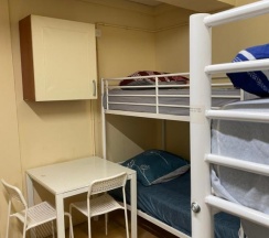 Кровать в общем номере в Hostel POPLAWOK
