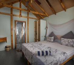 Бунгало с видом на море в Goa Cottages Agonda