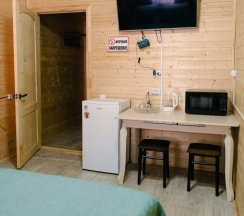 Номер стандарт с 1 двуспальной кроватью в Радужный Архыз