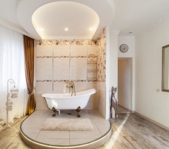 Двухместный коттедж Premium двуспальная кровать в Anstar House Vatutinki