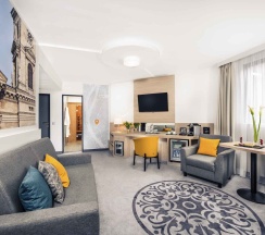 Двухместный полулюкс Classic двуспальная кровать в Mercure Budapest City Center Hotel