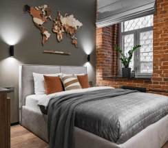Двухместные апартаменты c 1 комнатой (двуспальная кровать) в GM Apartments