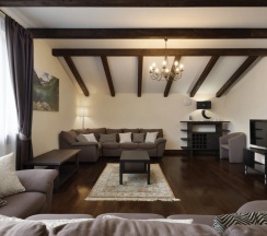 Шале №10 с балконом и с видом на горы в Роза шале