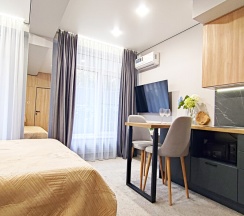 Апартамент РАССВЕТ - студия с бассейном в Панорама Ачишхо