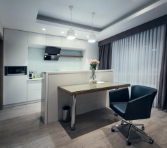 Двухместный люкс Wellness с красивым видом из окна двуспальная кровать в Wyndham Garden Astana