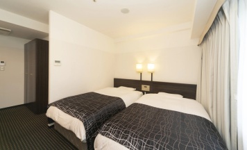 Двухместный номер (2 отдельные кровати) в APA Hotel Osaka Tanimachi 4chome Ekimae