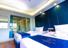 Двухместный номер Deluxe 2 отдельные кровати в Sapphire Hotel Silom Bangkok