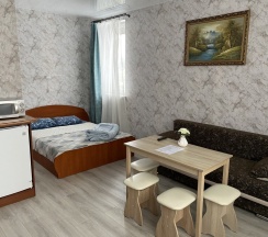 Шестиместный номер Economy с балконом и с красивым видом из окна в Дюна-центр