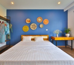 Двухместный люкс Deluxe двуспальная кровать в Lakeside House - Hanoi