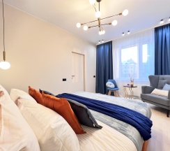 1-комнатные апартаменты студия LUXURY APARTMENTS ВОЗЛЕ ТРЦ АУРА в Сутки как дома на улице Шевченко