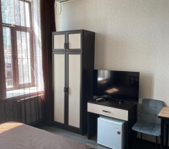 Номер стандарт с 1 двуспальной кроватью в Бестужев