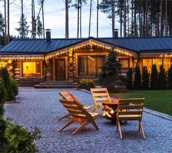 Рубленный дом из кело в Karelia club family
