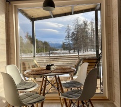 Дом с террасой в Тихая дача