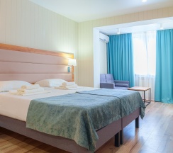 Семейный Супериор с одной большой или двумя односпальными кроватями в Энергетик