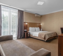 Двухместная студия (Корпус 1) двуспальная кровать в Кубань