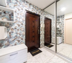 Апартаменты c 1 комнатой с красивым видом из окна в Апартаменты Однокомнатные рядом с рестораном Друзья