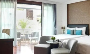 Двухместный номер Deluxe с балконом 2 отдельные кровати в Loligo Resort Hua Hin