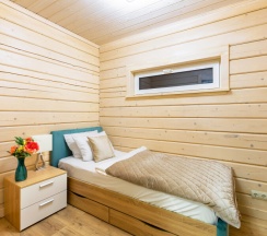 Стильный коттедж 100 кв.м. для 7 человек рядом с Охта парком в Solar House
