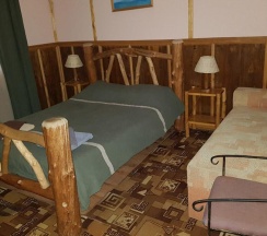 Номер стандарт с 1 двуспальной кроватью (с пансионом) в Яр