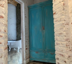 Комната в замке с одной кроватью и ванной в Валерия