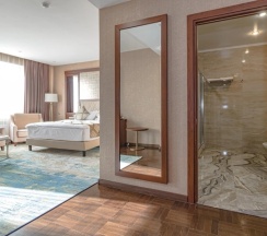 Двухместный номер Premium с видом на город двуспальная кровать в Best Western Plus Astana