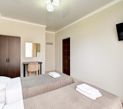 Комната стандарт с 2 односпальными кроватями в Белая Лилия