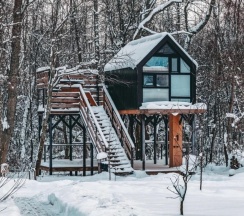 Дом на дереве Цветы сакуры в Вазуза Лав