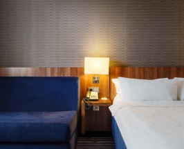 Номер Стандарт с кроватью "Queen Size" и диваном в Cosmos Smart Voronezh Hotel