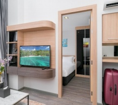 Двухместный номер Deluxe Corner c 1 комнатой двуспальная кровать в Grand Kata VIP