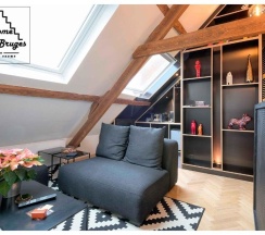 Двухместная студия Deluxe двуспальная кровать в at Home in Bruges