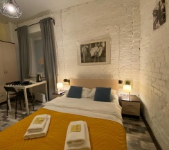 Двухместный номер с 1 кроватью и собственной ванной комнатой в Boho Loft Hotel Nevsky