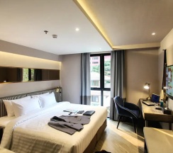 Двухместный номер Deluxe (двуспальная кровать) в Vince Hotel Pratunam