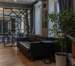 Апартаменты с красивым видом из окна в Квартира Jail Apart просторные апартаменты 105 м2 в центре Выборга с двумя спальнями