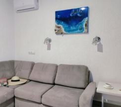 Люкс с 2 комнатами с балконом и рядом с пляжем в Casa mare