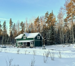 Карельская деревня (двухэтажный дом) 6+4 в Ладога озеро