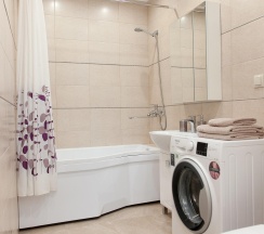 4-местные апартаменты студия с 1 двуспальной кроватью в AntoninaApartments (АнтонинаАпартментс) на улице Крылова