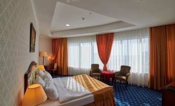 Двухместный номер Deluxe с красивым видом из окна двуспальная кровать в Grand Hotel Victory