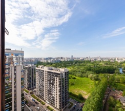 Семейный видовой номер люкс в Pulkovo Apart