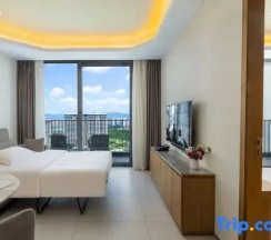 Семейный люкс Superior c 1 комнатой с видом на сад в Oakwood Apartments Sanya